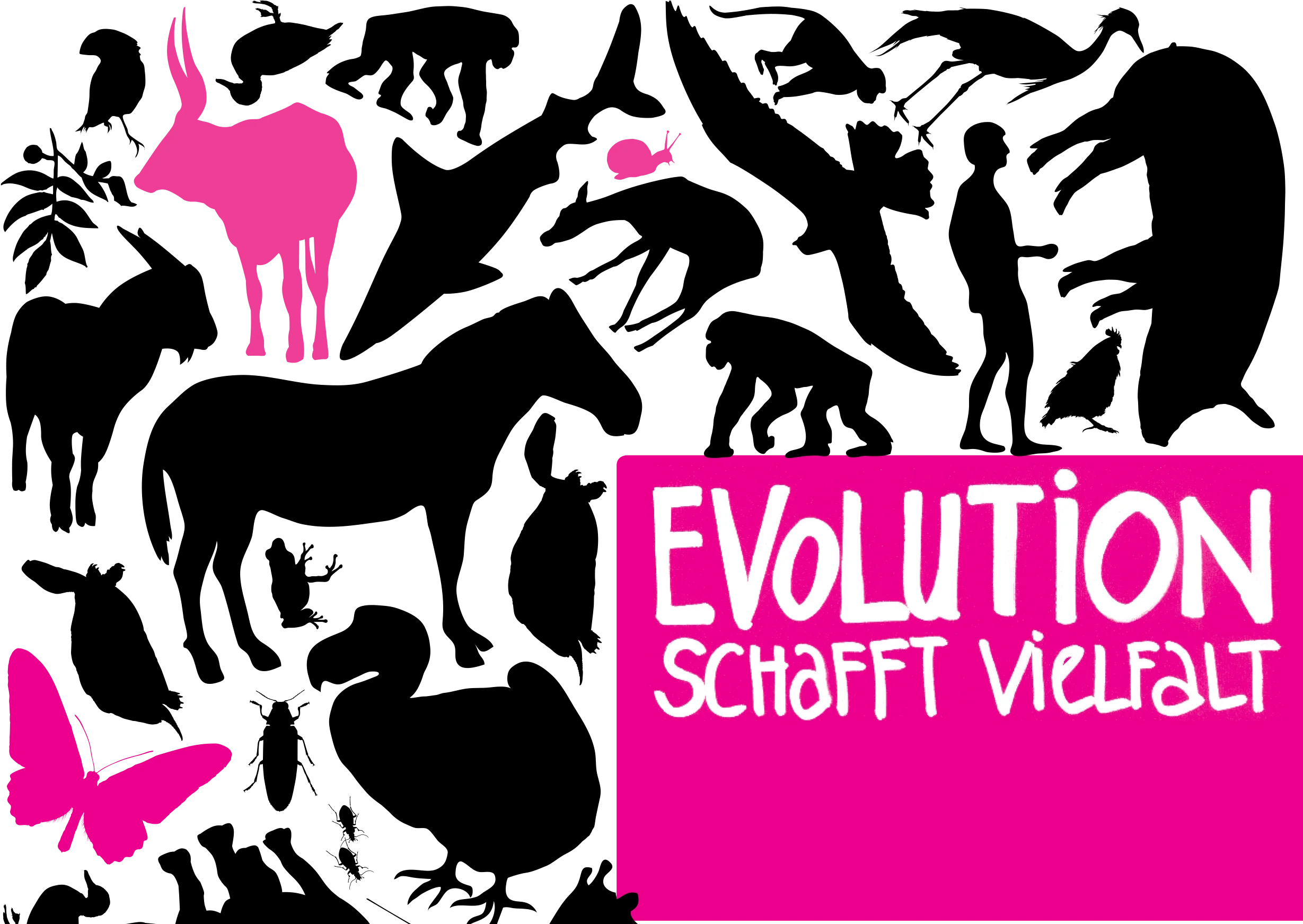 Evolution schafft Vielfalt Logo